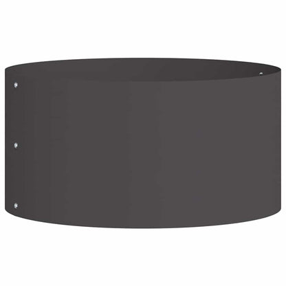 vidaXL Planter Ring Black 40 x 40 x 20 cm Cold-rolled Steel