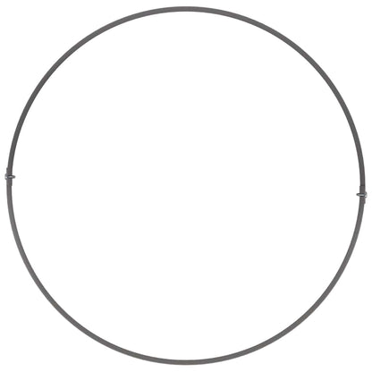 vidaXL Planter Ring Black 40 x 40 x 20 cm Cold-rolled Steel