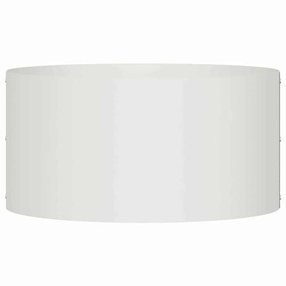 vidaXL Planter Ring White 40 x 40 x 20 cm Cold-rolled Steel