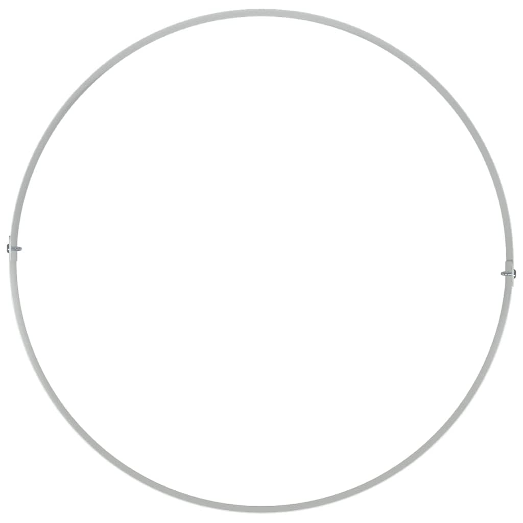 vidaXL Planter Ring 5 pcs White 40 x 40 x 20 cm Cold-rolled Steel