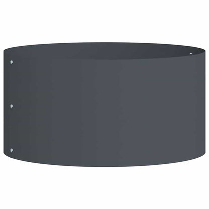 vidaXL Planter Ring Anthracite 40 x 40 x 20 cm Cold-rolled Steel
