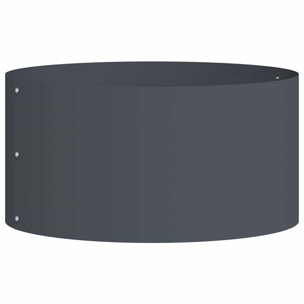 vidaXL Planter Ring 5 pcs Anthracite 40 x 40 x 20 cm Cold-rolled Steel