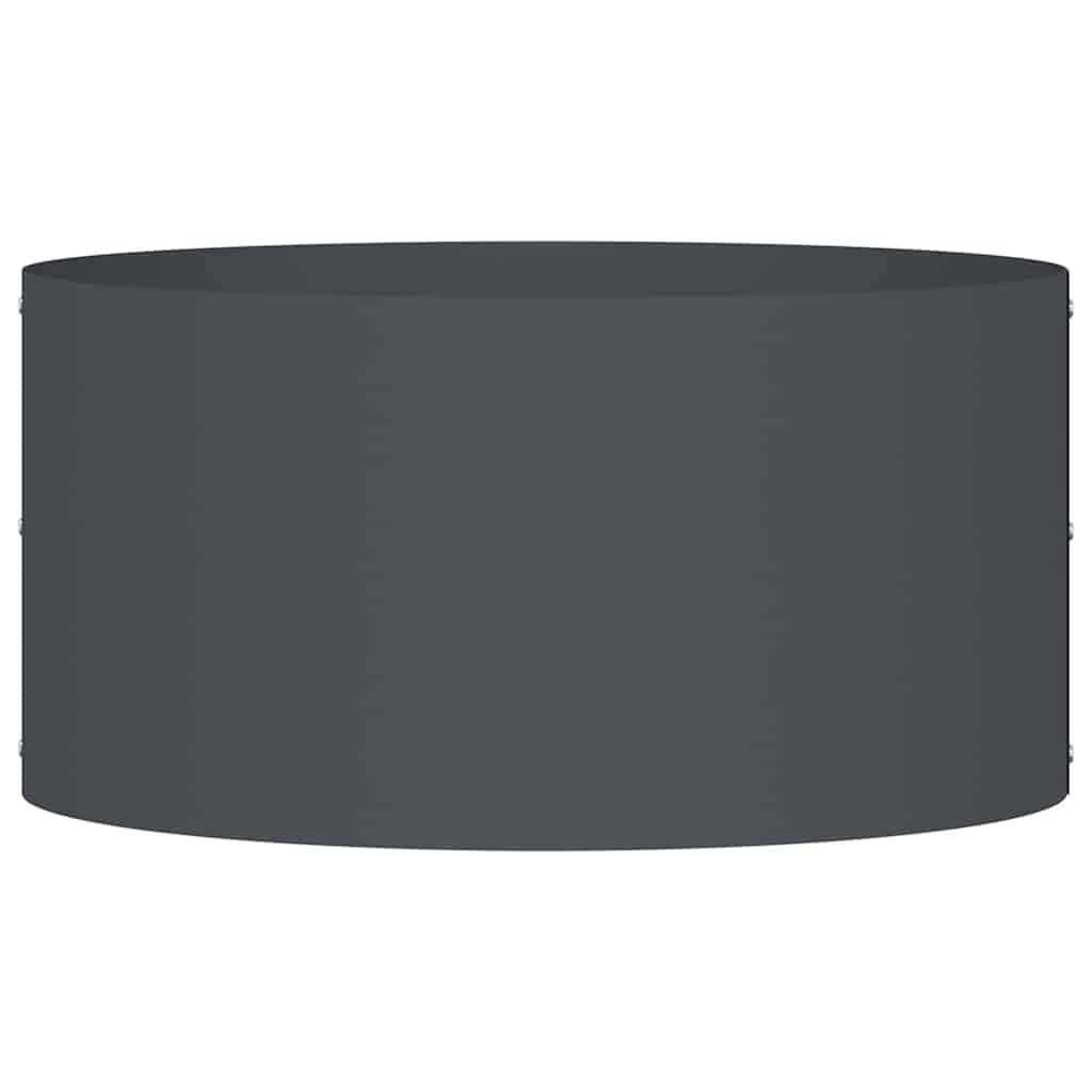 vidaXL Planter Ring 5 pcs Anthracite 40 x 40 x 20 cm Cold-rolled Steel