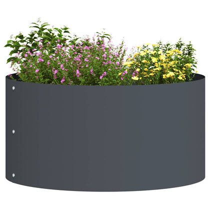 vidaXL Planter Ring 5 pcs Anthracite 40 x 40 x 20 cm Cold-rolled Steel