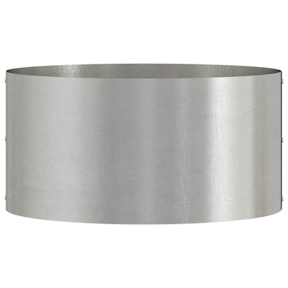 vidaXL Planter Ring 5 pcs Silver 40 x 40 x 20 cm Stainless Steel