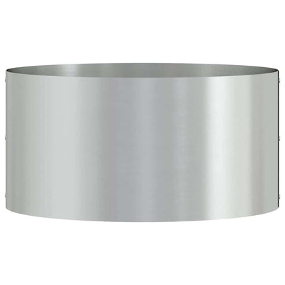 vidaXL Planter Ring 5 pcs Silver 40 x 40 x 20 cm Galvanised Steel