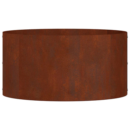 vidaXL Planter Ring 5 pcs Brown 40 x 40 x 20 cm Weathering Steel