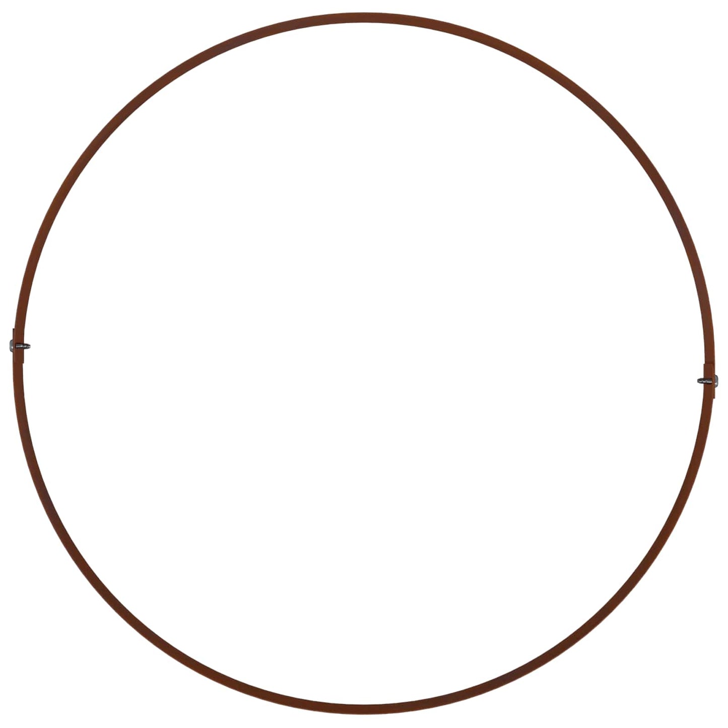 vidaXL Planter Ring 5 pcs Brown 40 x 40 x 20 cm Weathering Steel