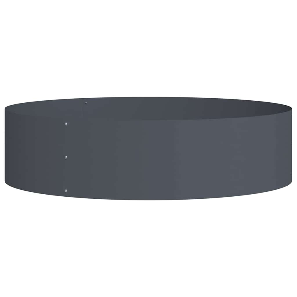 vidaXL Planter Ring 5 pcs Anthracite 80 x 80 x 20 cm Cold-rolled Steel