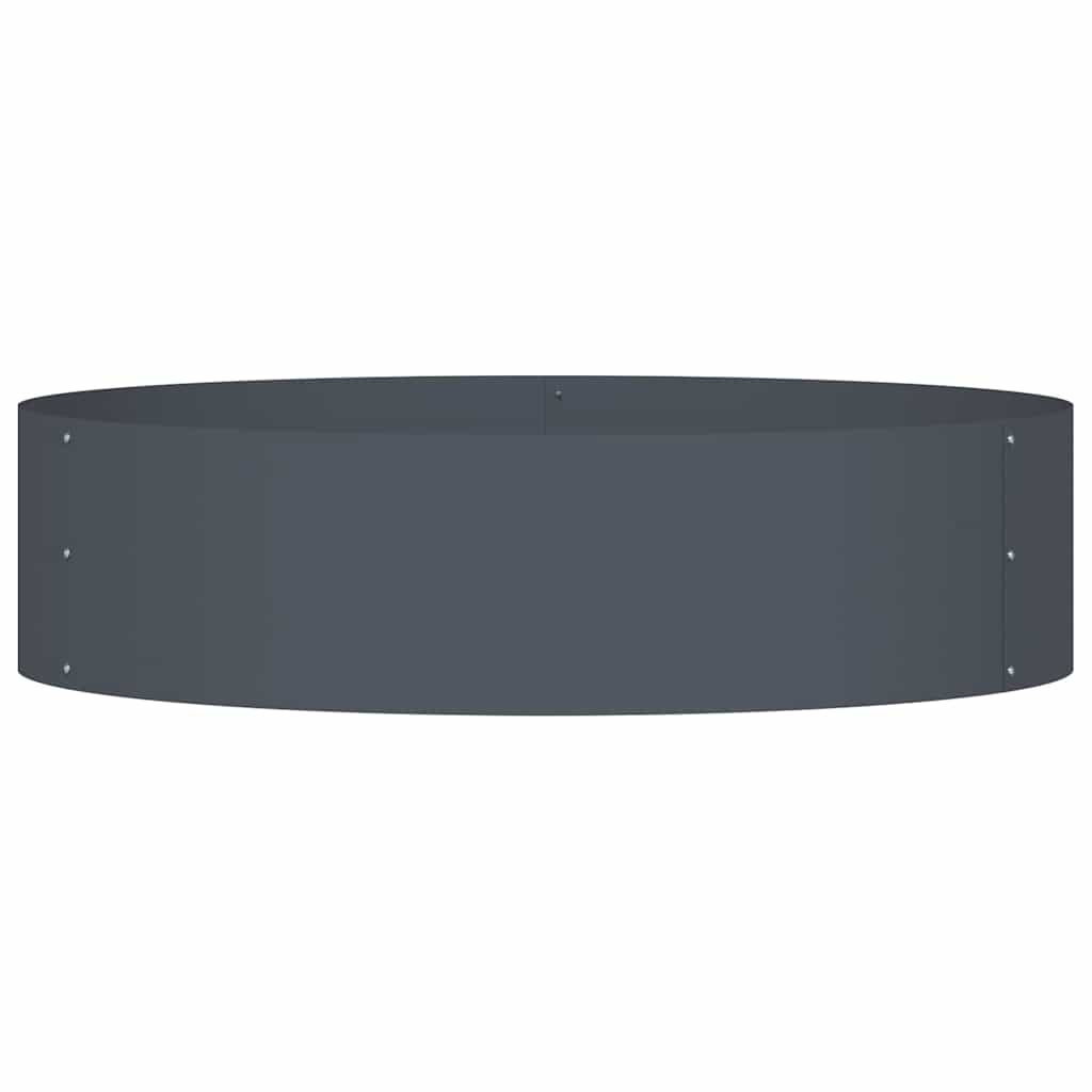 vidaXL Planter Ring 5 pcs Anthracite 80 x 80 x 20 cm Cold-rolled Steel