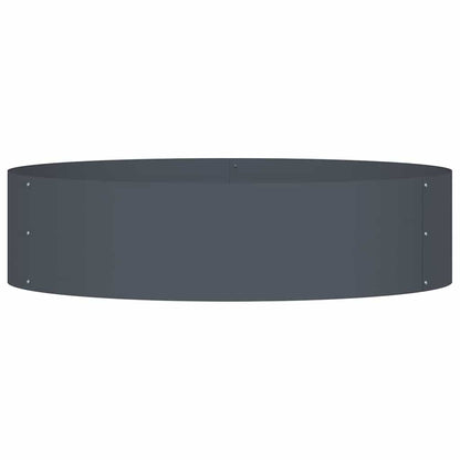 vidaXL Planter Ring 5 pcs Anthracite 80 x 80 x 20 cm Cold-rolled Steel