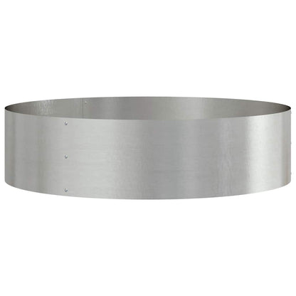 vidaXL Planter Ring 5 pcs Silver 80 x 80 x 20 cm Stainless Steel