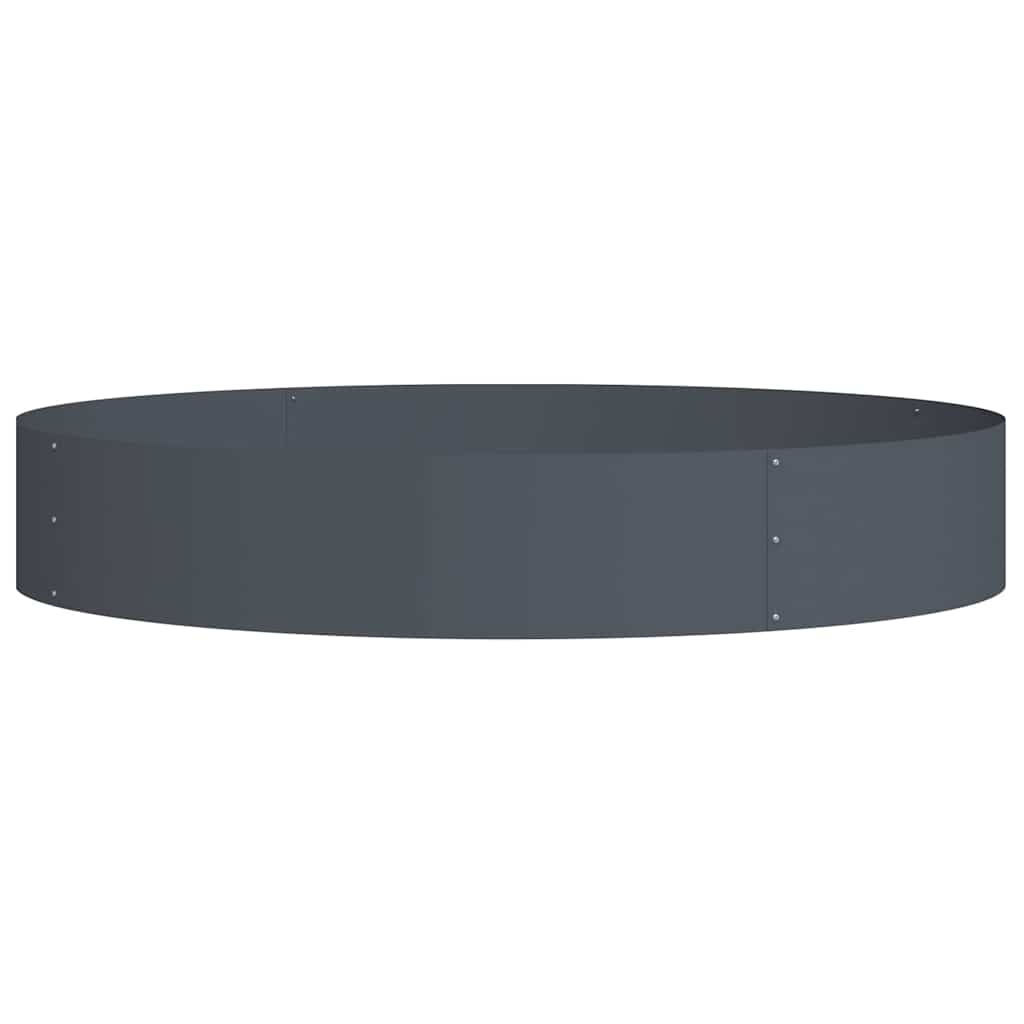 vidaXL Planter Ring Anthracite 120 x 120 x 20 cm Cold-rolled Steel