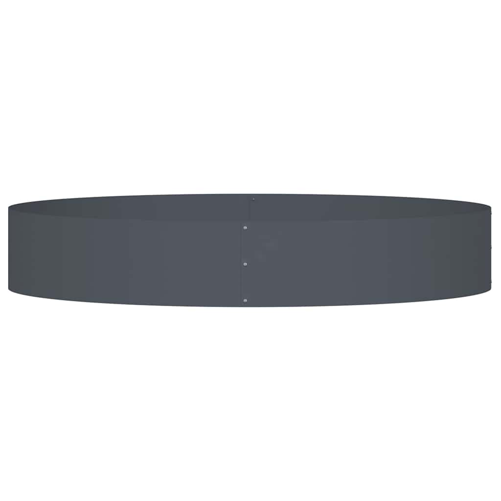 vidaXL Planter Ring Anthracite 120 x 120 x 20 cm Cold-rolled Steel