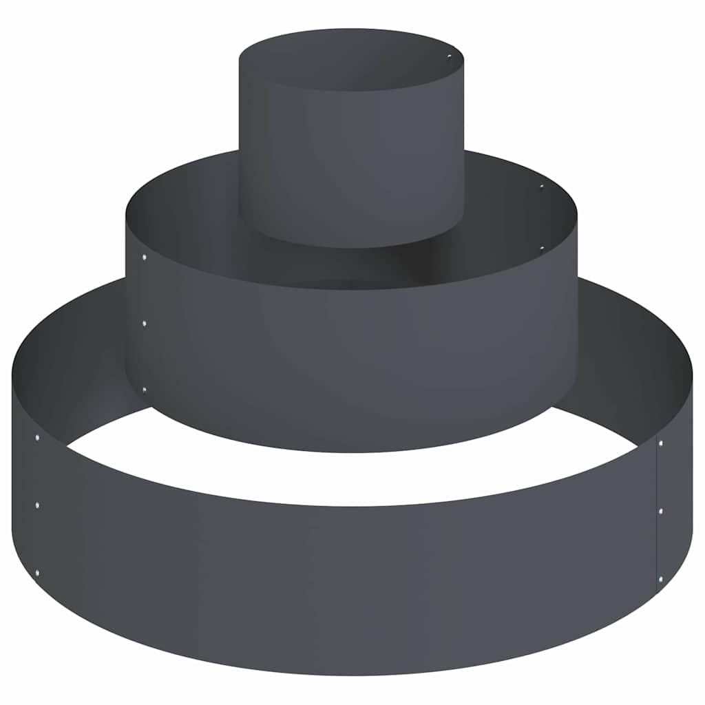 vidaXL Garden Planter Anthracite 90 x 90 x 20 cm Cold-rolled Steel