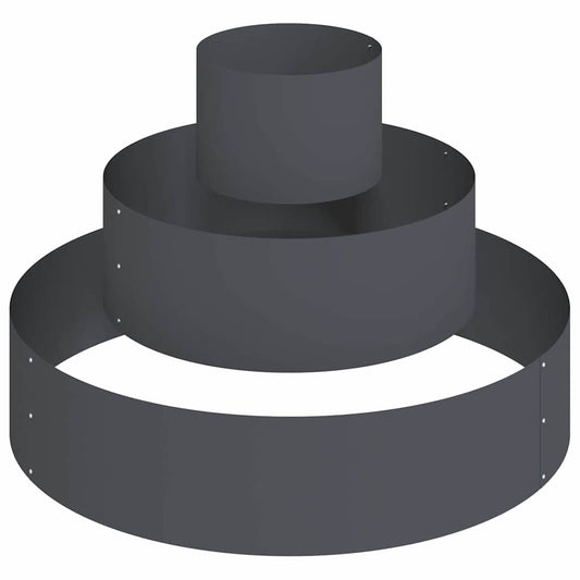 vidaXL Garden Planter Anthracite 90 x 90 x 20 cm Cold-rolled Steel