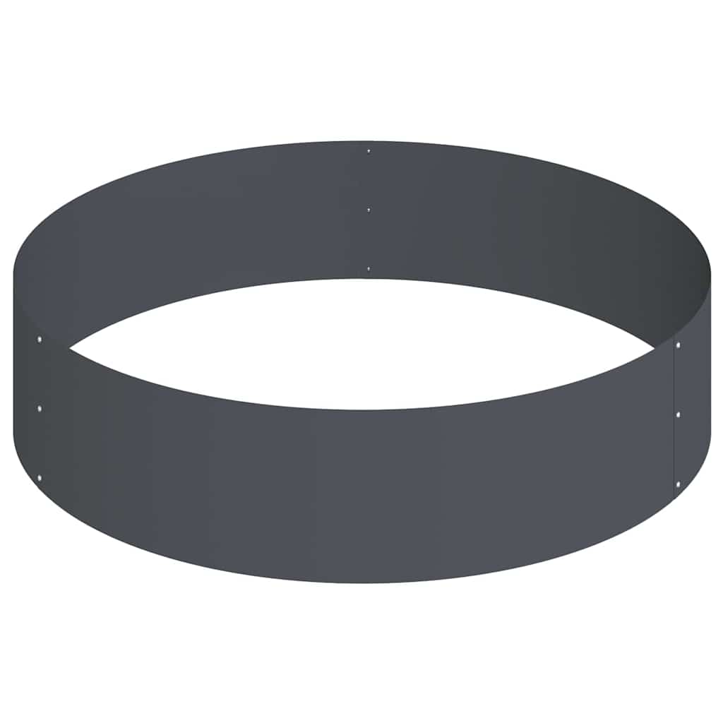 vidaXL Garden Planter Anthracite 90 x 90 x 20 cm Cold-rolled Steel