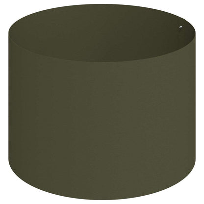 vidaXL Garden Planter Olive Green 90 x 90 x 20 cm Cold-rolled Steel