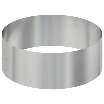 vidaXL Garden Planter Silver 90 x 90 x 20 cm Galvanised Steel