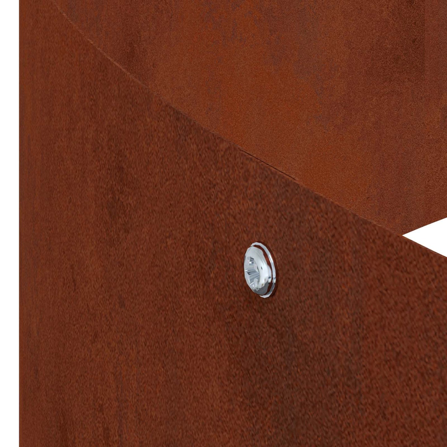 vidaXL Garden Planter Rusty 90 x 90 x 20 cm Weathering Steel