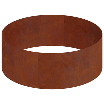 vidaXL Garden Planter Rusty 90 x 90 x 20 cm Weathering Steel