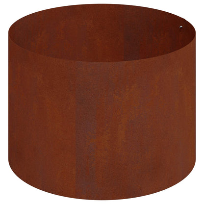 vidaXL Garden Planter Rusty 90 x 90 x 20 cm Weathering Steel