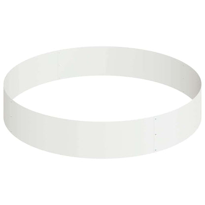 vidaXL Garden Planter White 120 x 120 x 20 cm Cold-rolled Steel