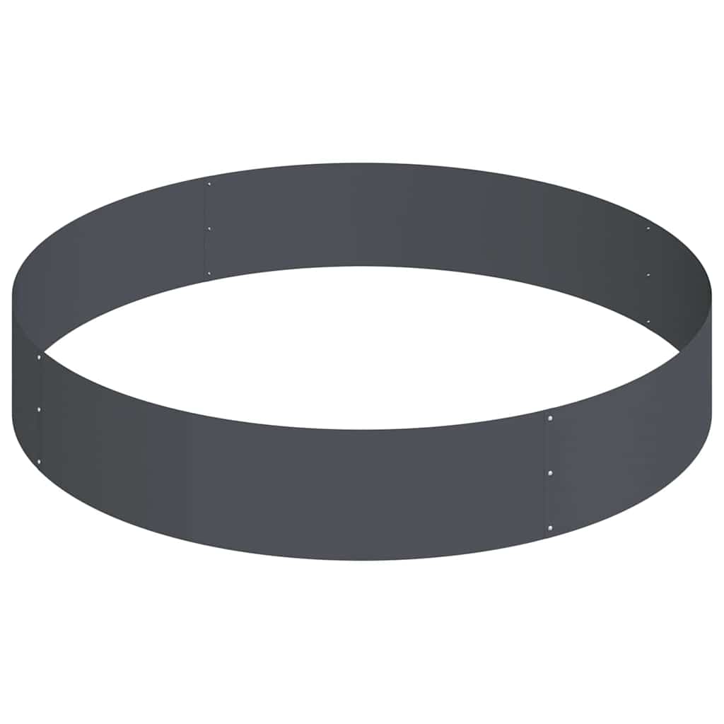 vidaXL Garden Planter Anthracite 120 x 120 x 20 cm Cold-rolled Steel