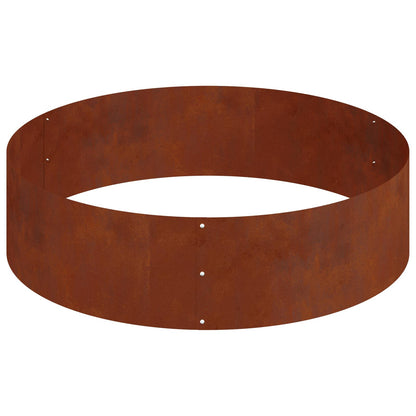 vidaXL Garden Planter Brown 120 x 120 x 20 cm Weathering Steel