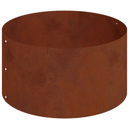 vidaXL Garden Planter Brown 120 x 120 x 20 cm Weathering Steel
