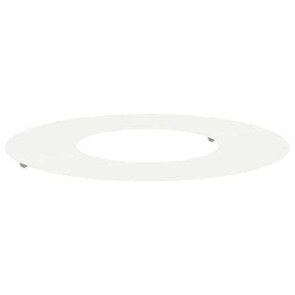 vidaXL suitable for Flat Tree Ring White Ø30 / 60 cm Steel