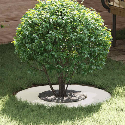vidaXL suitable for Flat Tree Rings 5 pcs White Ø30 / 60 cm Steel