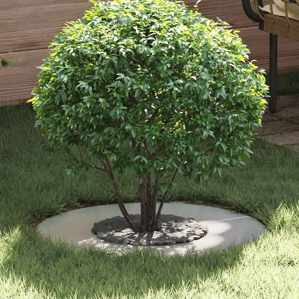 vidaXL suitable for Flat Tree Ring Silver Ø30/60 cm Galvanised steel