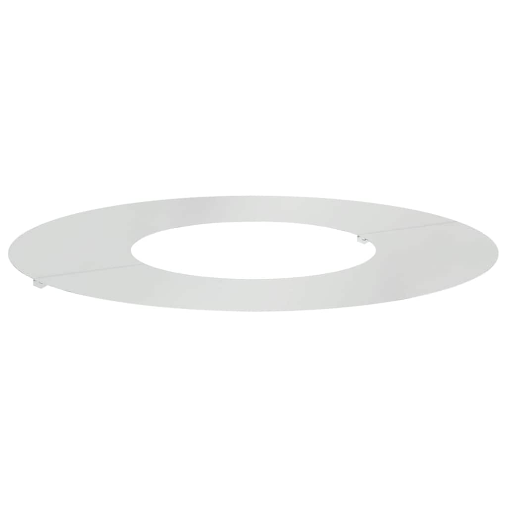 vidaXL suitable for Flat Tree Ring Silver Ø30 / 60 cm Galvanised steel