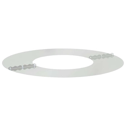 vidaXL suitable for Flat Tree Ring Silver Ø30 / 60 cm Galvanised steel