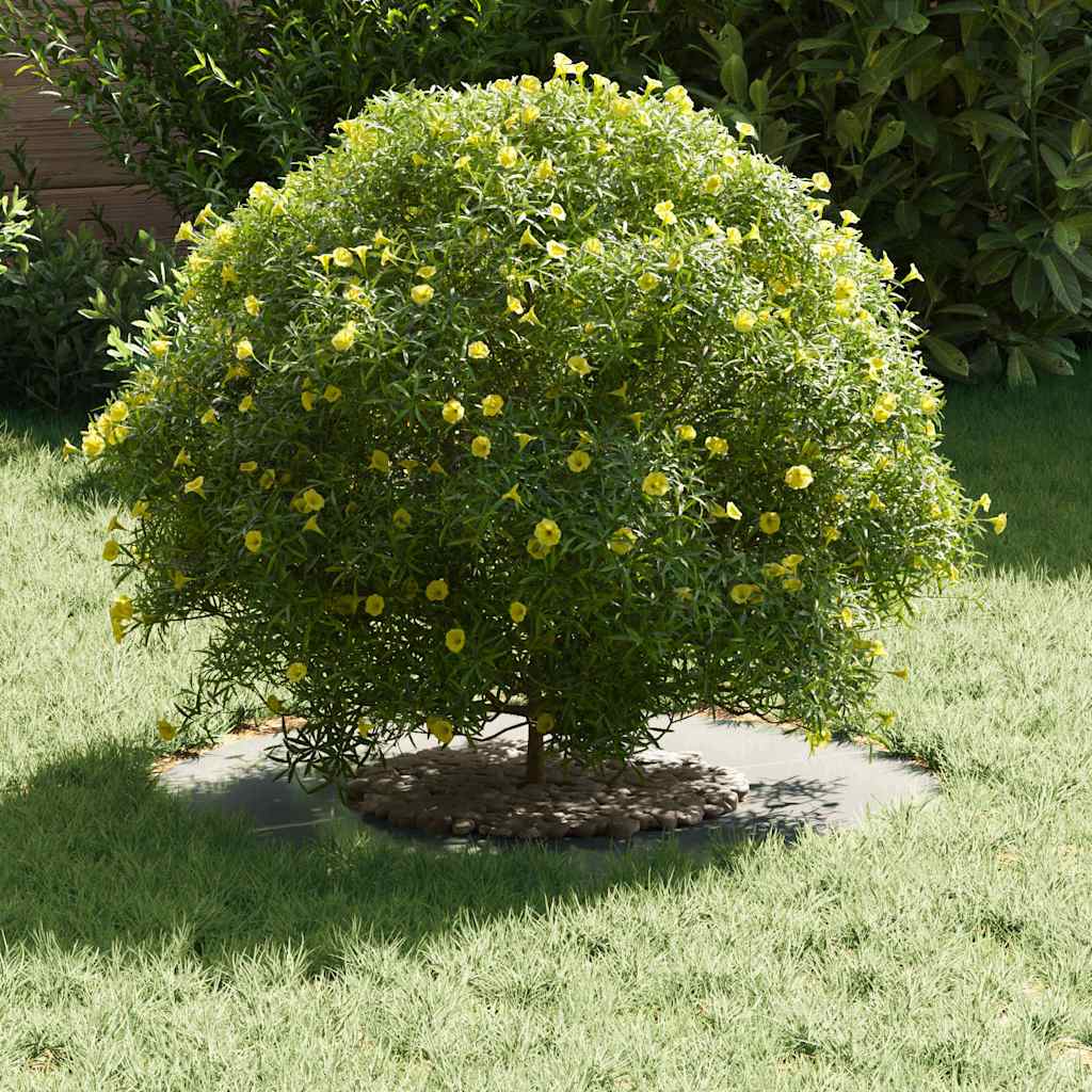 vidaXL suitable for Flat Tree Rings 5 pcs Silver Ø30 / 60 cm