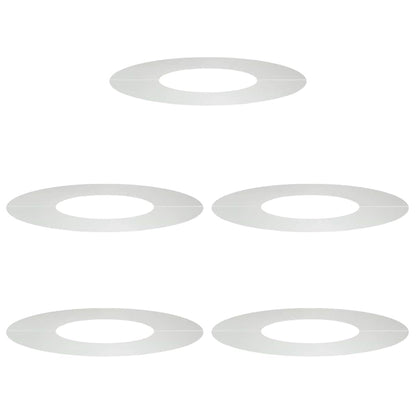 vidaXL suitable for Flat Tree Rings 5 pcs Silver Ø30 / 60 cm