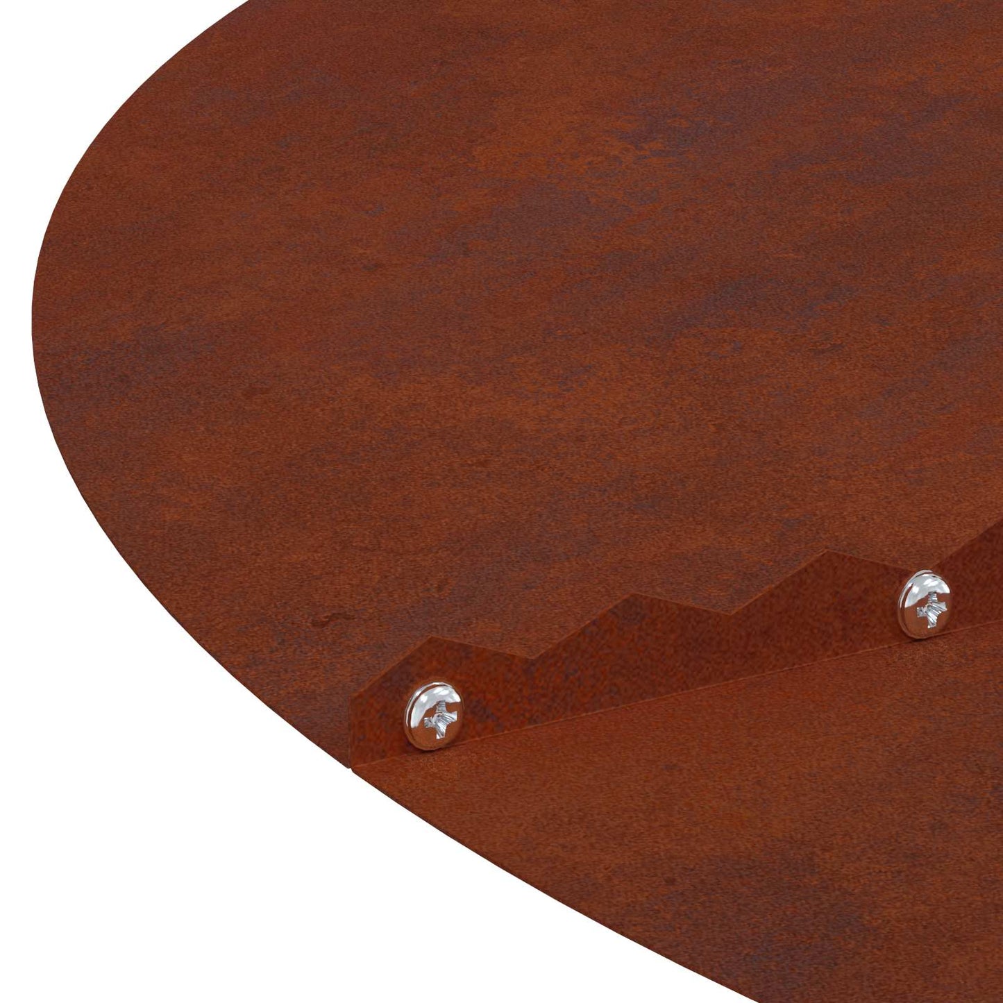 vidaXL suitable for Flat Tree Rings 5 pcs Rusty Ø30/60 cm