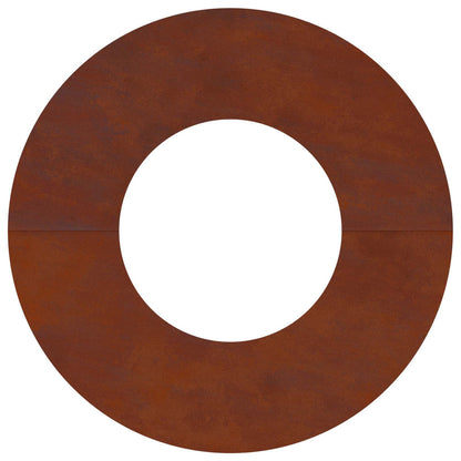 vidaXL suitable for Flat Tree Rings 5 pcs Rusty Ø30/60 cm