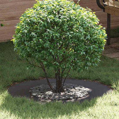 vidaXL suitable for Flat Tree Ring Black Ø40 / 70 cm Steel