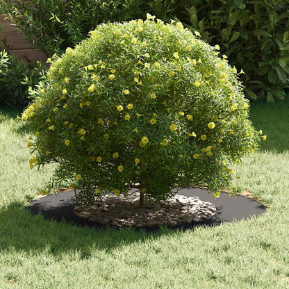 vidaXL suitable for Flat Tree Ring Black Ø40 / 70 cm Steel