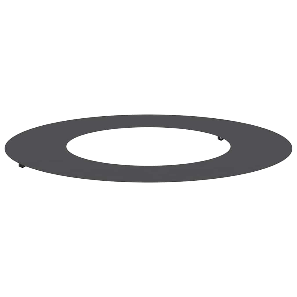 vidaXL suitable for Flat Tree Ring Black Ø40 / 70 cm Steel