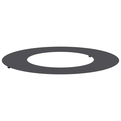 vidaXL suitable for Flat Tree Ring Black Ø40 / 70 cm Steel