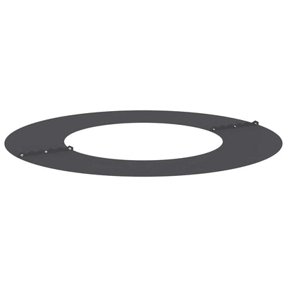 vidaXL suitable for Flat Tree Ring Black Ø40 / 70 cm Steel