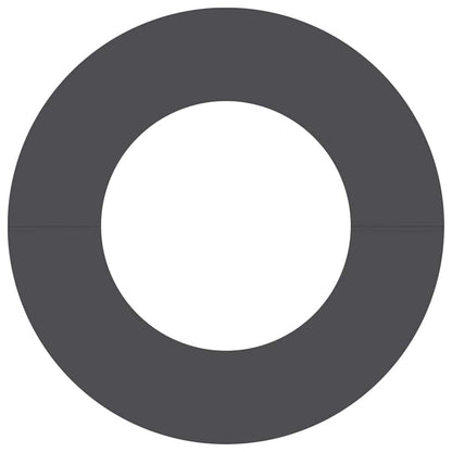 vidaXL suitable for Flat Tree Ring Black Ø40 / 70 cm Steel