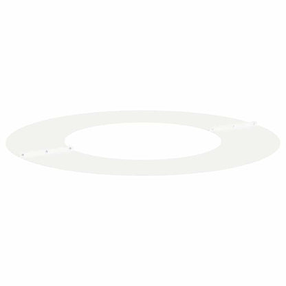 vidaXL suitable for Flat Tree Ring White Ø40 / 70 cm Steel