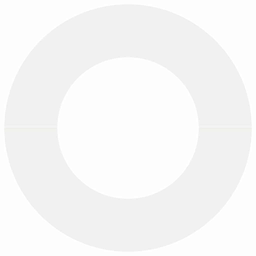 vidaXL suitable for Flat Tree Ring White Ø40 / 70 cm Steel