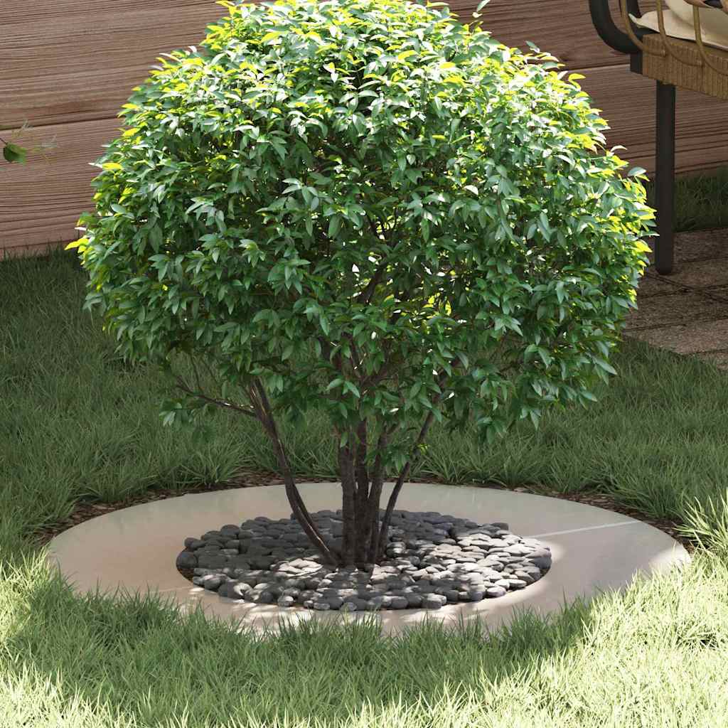 vidaXL suitable for Flat Tree Ring Silver Ø40/70 cm Stainless steel