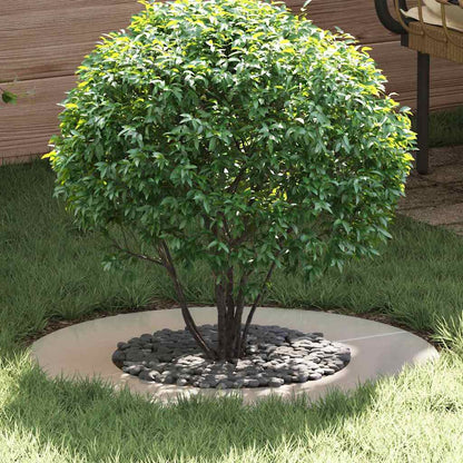 vidaXL suitable for Flat Tree Ring Silver Ø40/70 cm Stainless steel