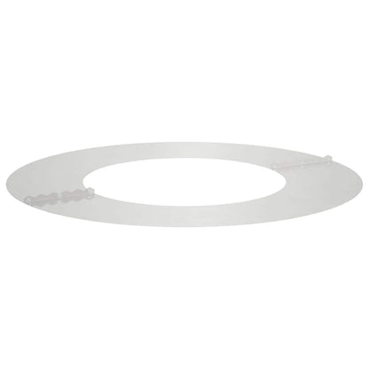 vidaXL suitable for Flat Tree Ring Silver Ø40/70 cm Stainless steel